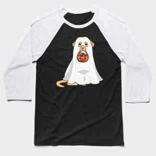 Golden Retriever Dog Ghost Halloween Pumpkin Baseball T-Shirt